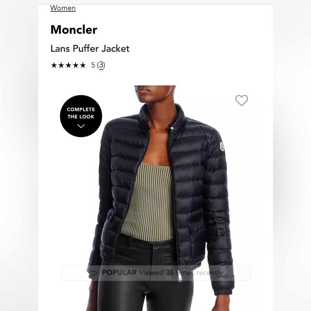 Moncler Women’s Lans puffer jacket short down